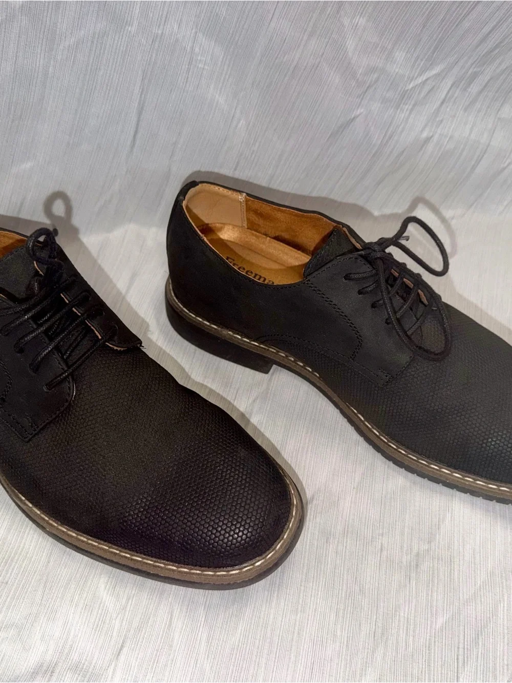 Hickey Freeman Milton Casual Dress Shoes Men’s 8.5 Memory Foam Comfort Wedding